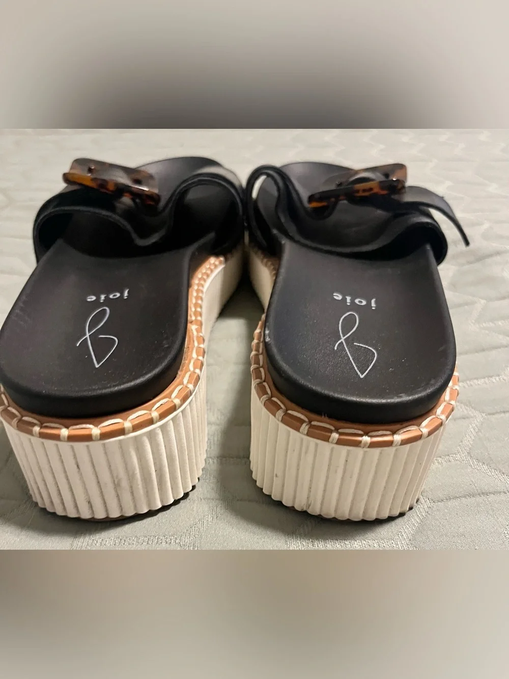 JOIE LYLA WOMENS BUCKLE SLIP ON SANDALS SIZE 9,5